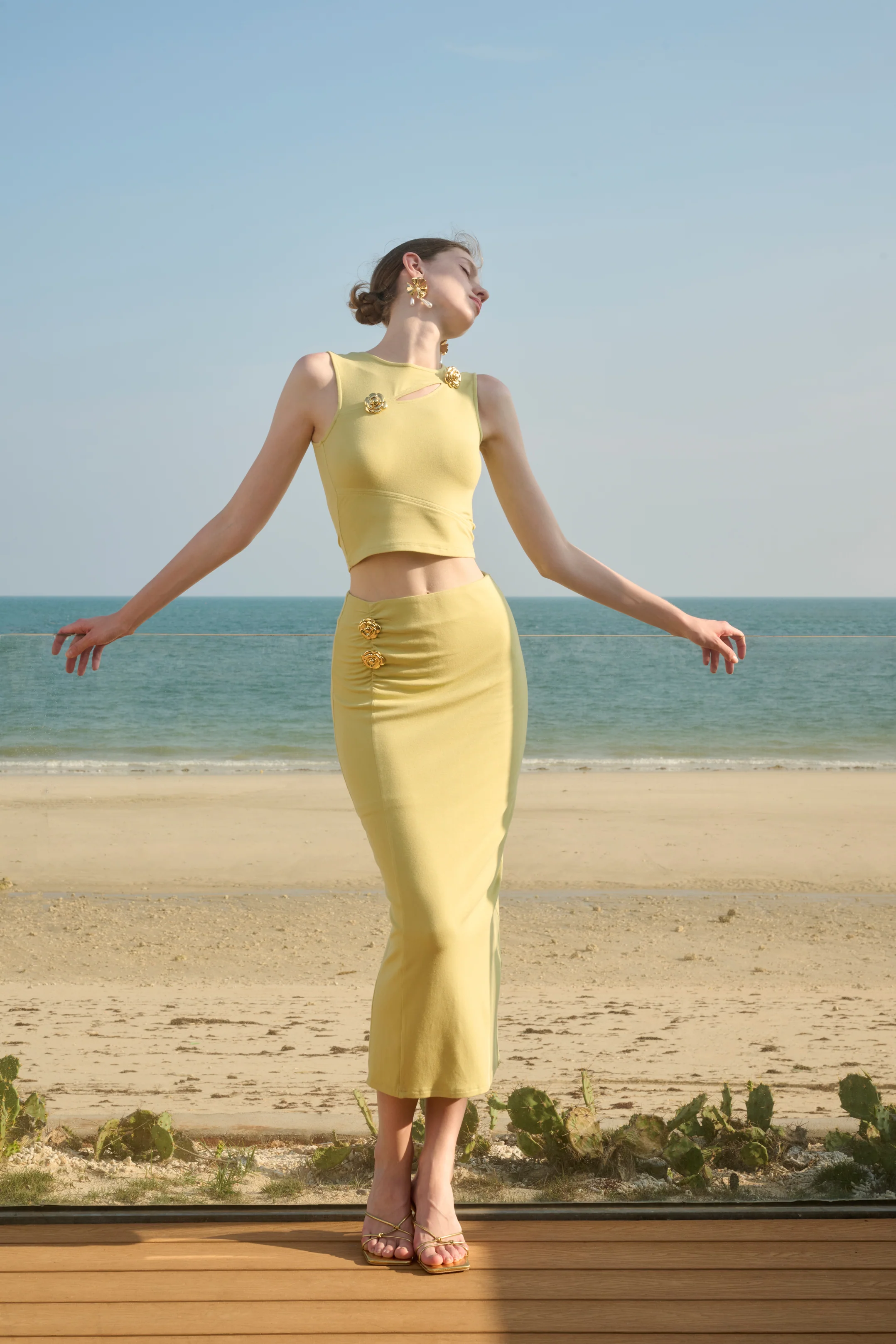 Rosette two-piece set