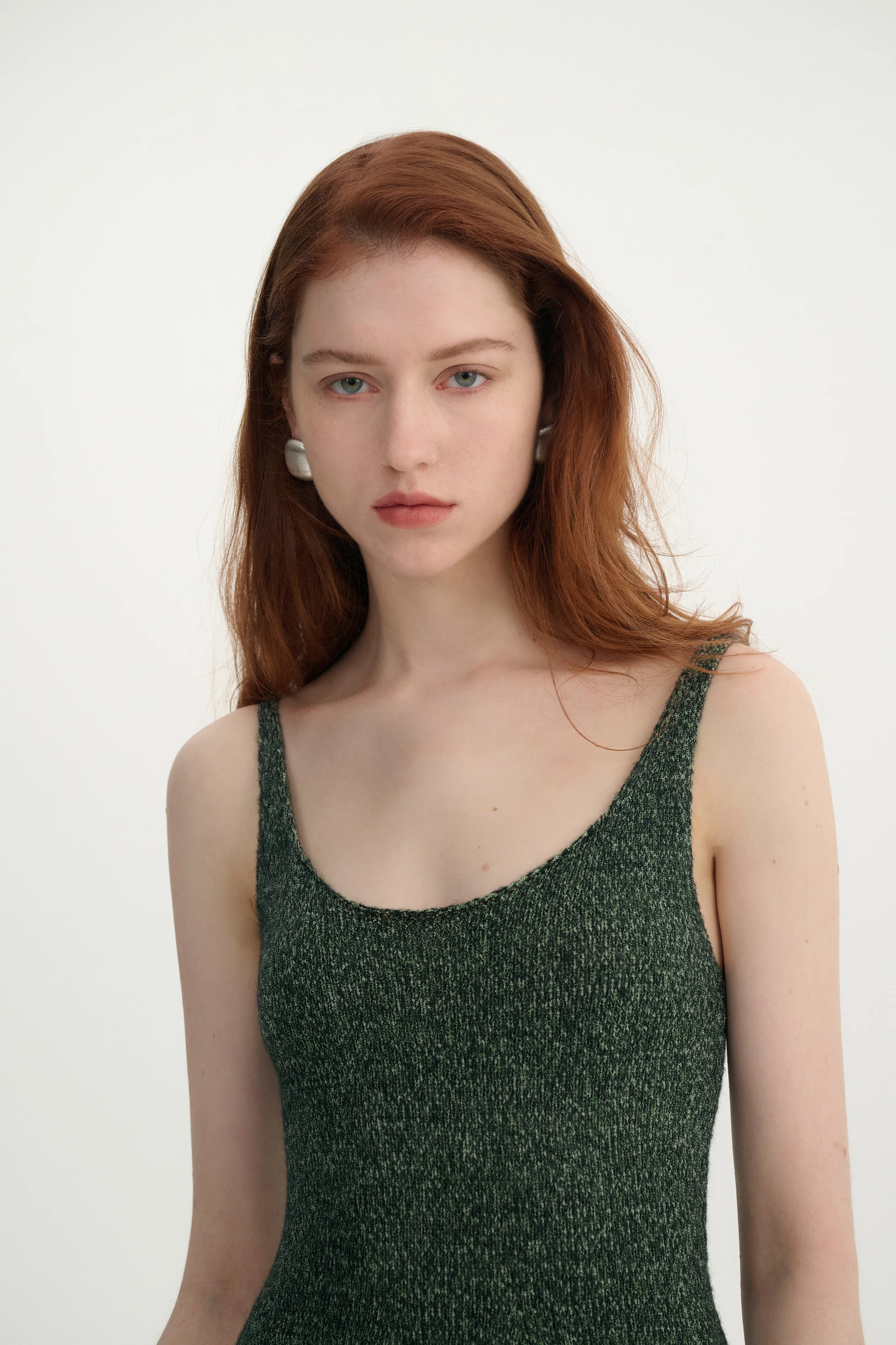 Sleeveless pointelle dress