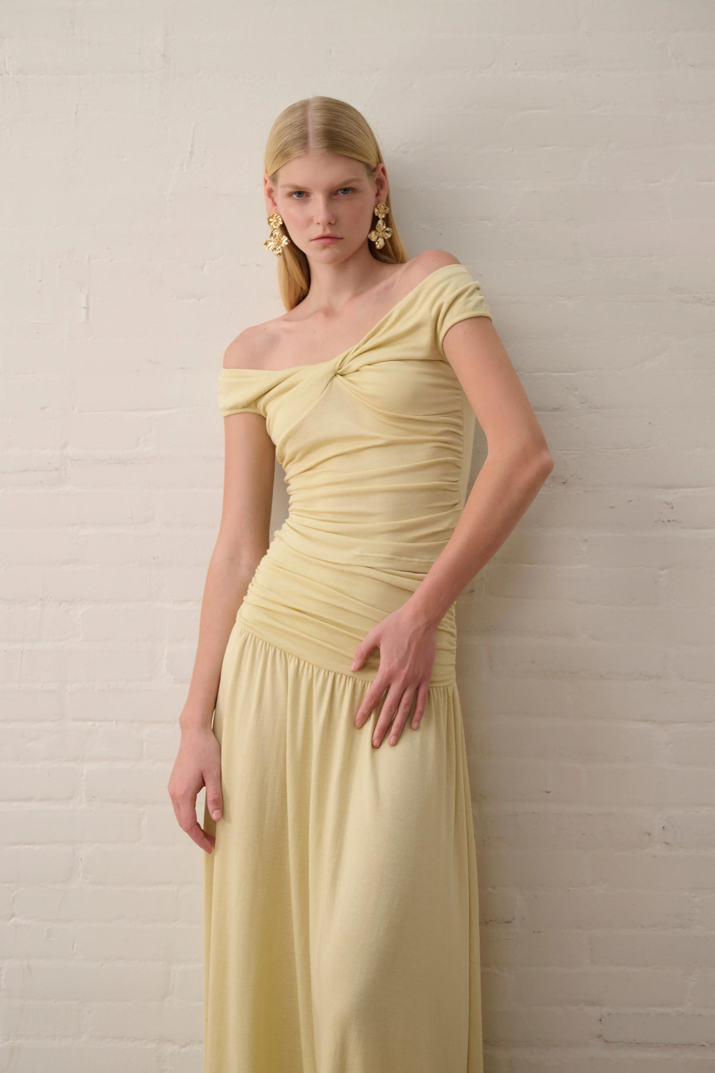 V neck ruched waist top