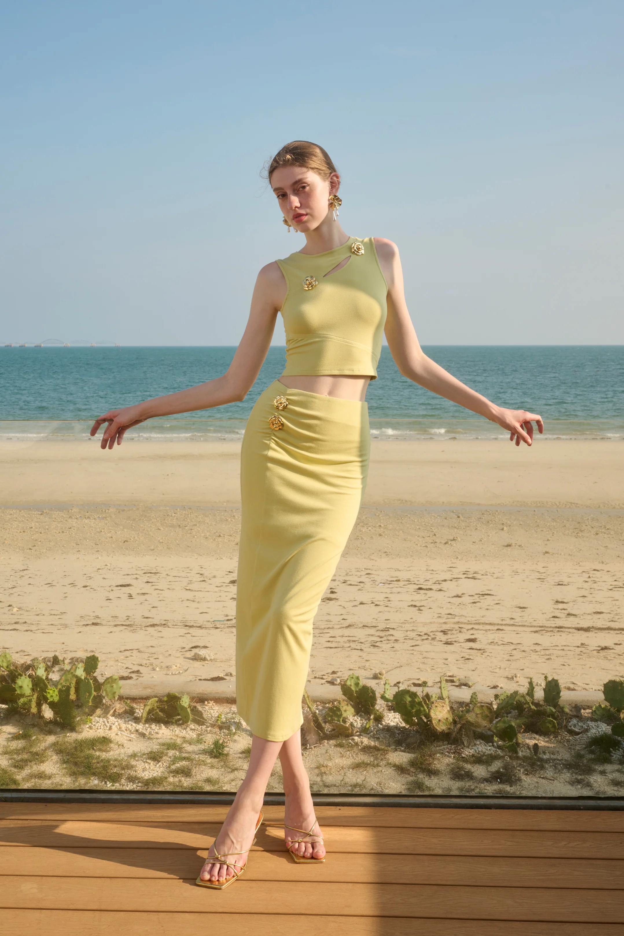 Rosette two-piece set