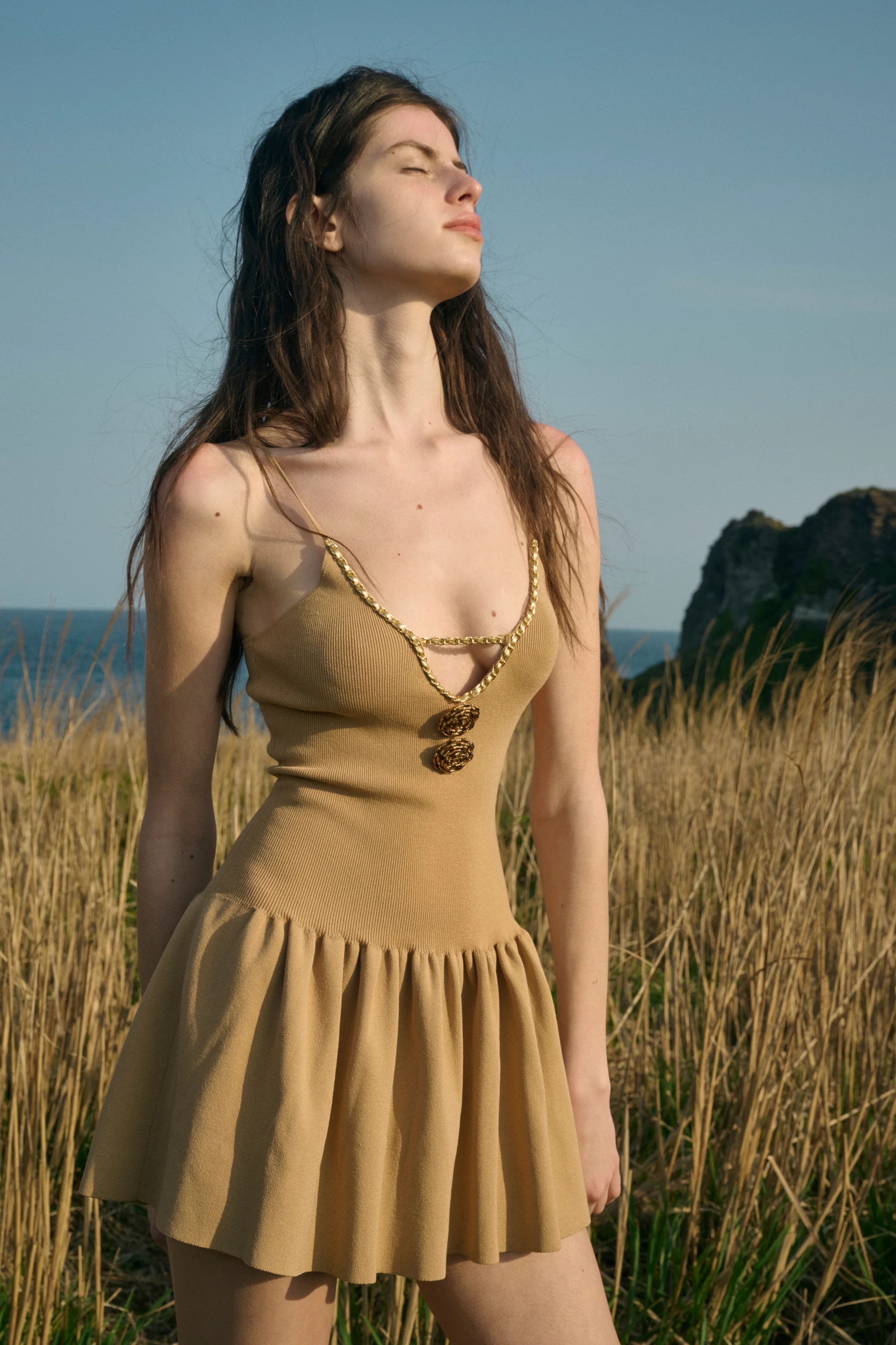 Spaghetti strap mini dress