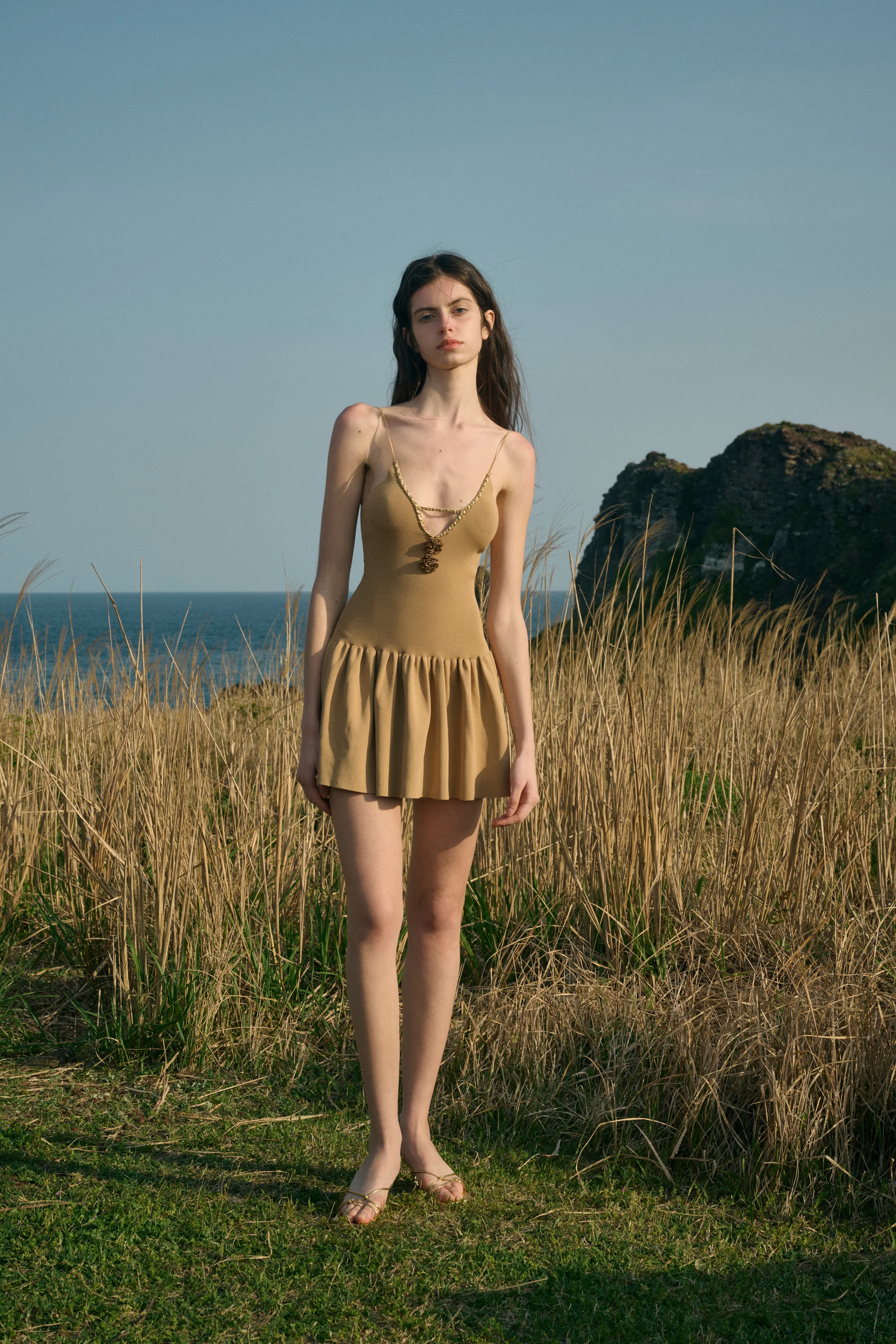 Spaghetti strap mini dress